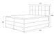 Фото 2: Континентальне ліжко Damaco 160 boxspring Bogart 175x126x205 (DAMACO_160) 158064 купити в інтернет-магазині mebishop.com.ua
