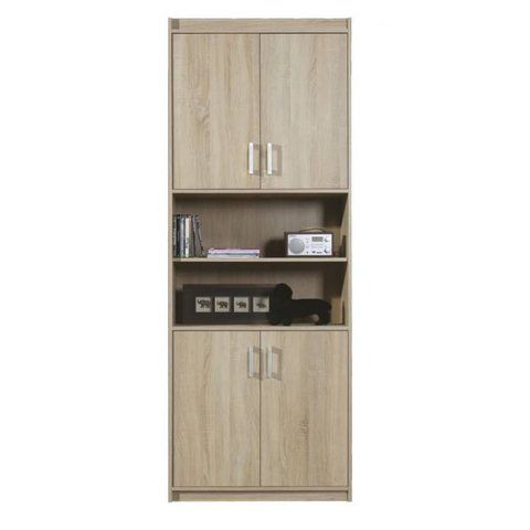 Фото: Відкритий стелаж Mega Meblar 80x212x35 (MEGA_6) 020874 купити в інтернет-магазині mebishop.com.ua
