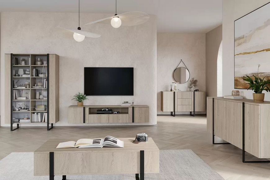 Фото: Місткий комод Verica 200 Bogart 200x87x45 (VERICA_KOMODA_200_4D) 163054 купити в інтернет-магазині mebishop.com.ua
