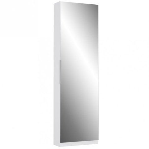 Фото: Взуттєва тумба з дзеркалом Calma Forte 50x179.7x20 (CMQD711S) 142996 купити в інтернет-магазині mebishop.com.ua