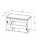 Фото 4: Тумба для взуття Hyga 70 ML Meble 70x47x34 (HYGA_02) 070201 купити в інтернет-магазині mebishop.com.ua
