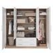 Фото 2: Шафа із дзеркалом Smart Meblar 200x190x56 (SRL1) 065748 купити в інтернет-магазині mebishop.com.ua