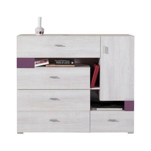Фото: Комод Next з дверцятами та шухлядами Meblar 120x100x40 (NEXT_10) 098663 купити в інтернет-магазині mebishop.com.ua