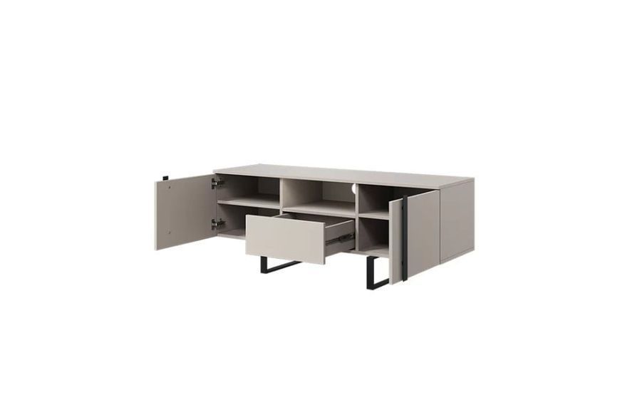 Фото: Тумба для телевізора Verica 150 Bogart 150x57x45 (VERICA_SZAFKA_RTV_150_2D1SZ) 163441 купити в інтернет-магазині mebishop.com.ua